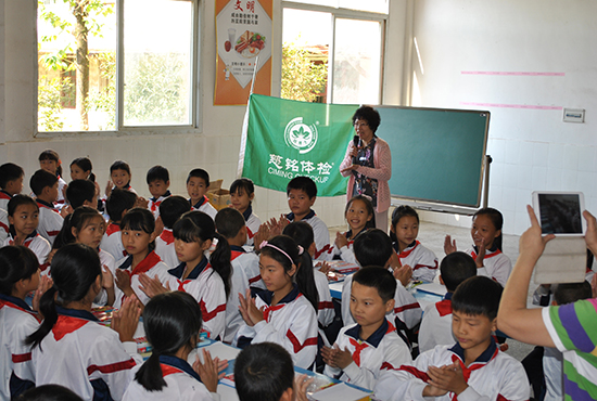 高級(jí)心理咨詢師為小學(xué)生開展心理輔導(dǎo)